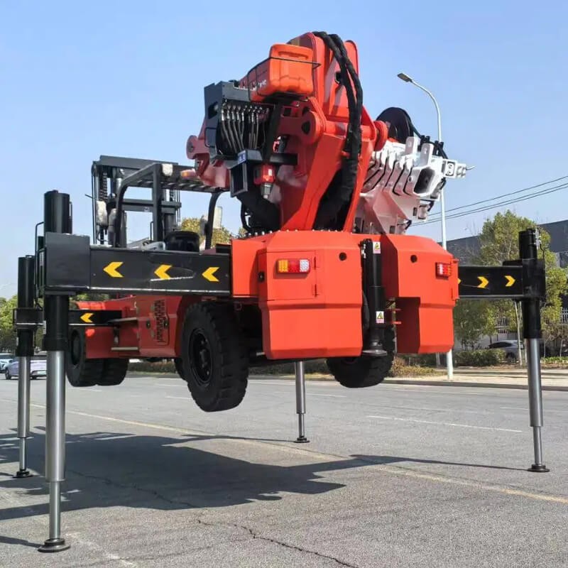 16 ton forklift with knuckle boom crane 16 ton forklift with knuckle boom crane