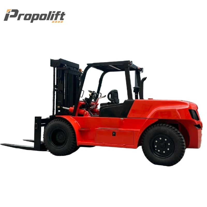 12 ton heavy duty forklift side view