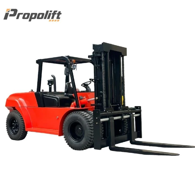 12 ton industrial forklift with heavy duty forks