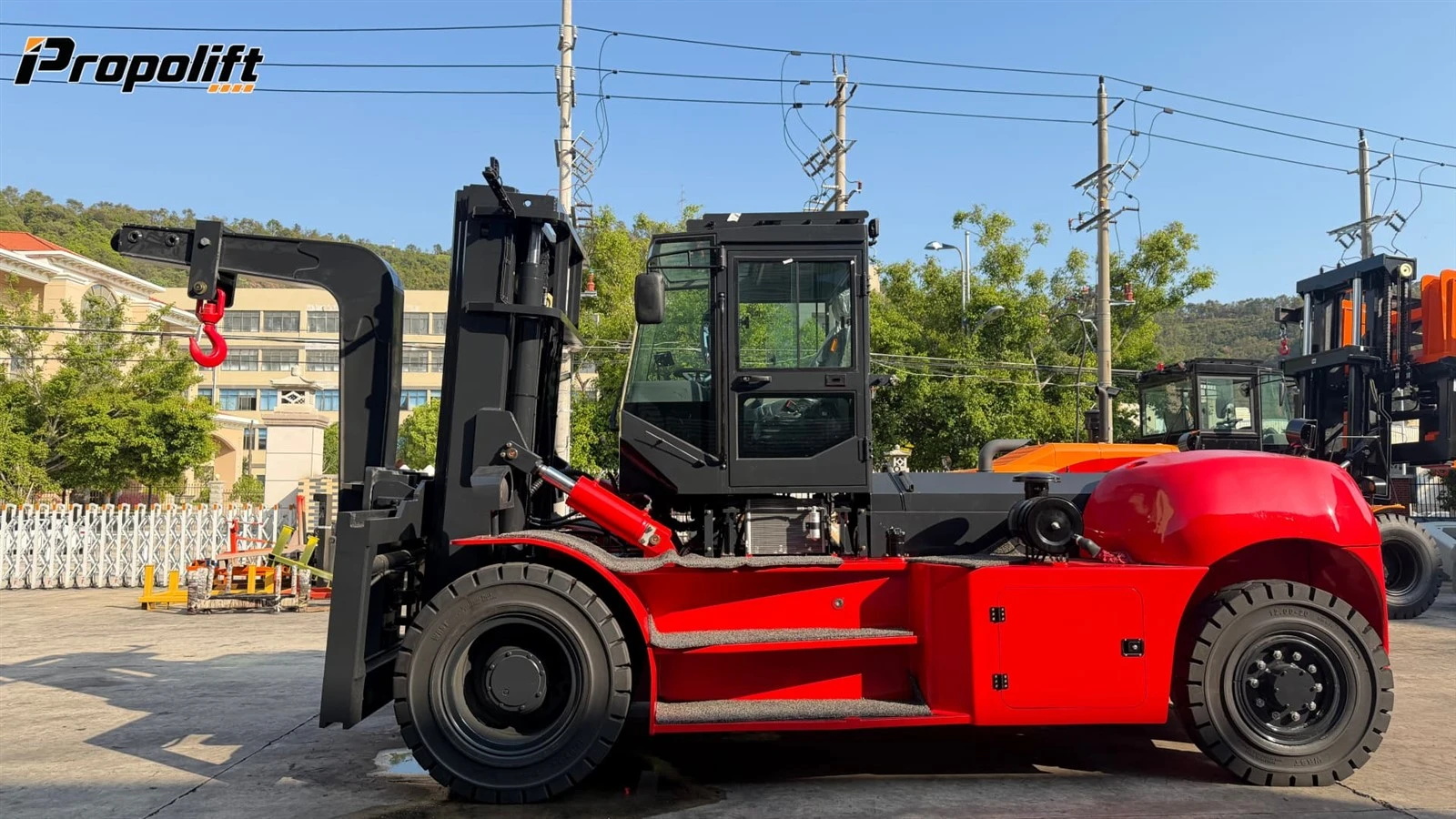 20 ton heavy duty forklift with lifting boom attachment 20 ton heavy duty forklift with lifting boom attachment